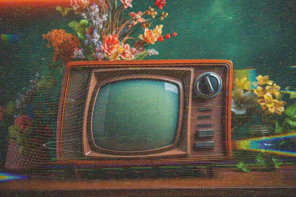 Retro TV image