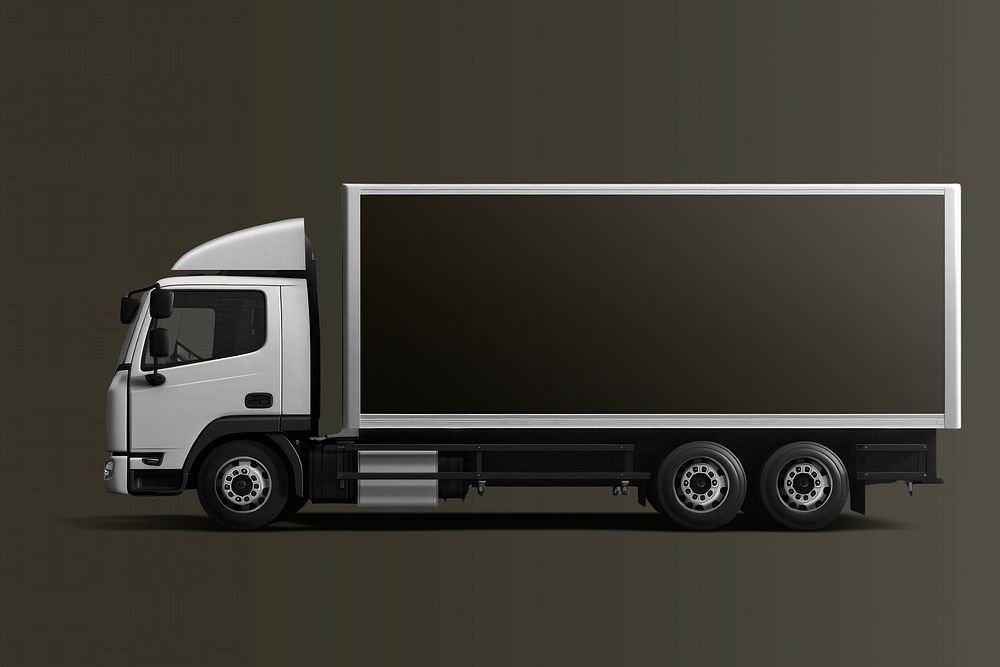 Black trailer truck, transporting vehicle | Free Photo - rawpixel