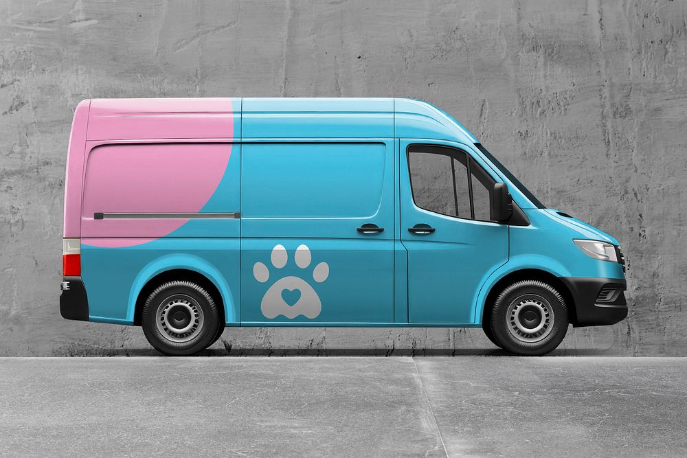 Pet cargo van, vehicle for small business