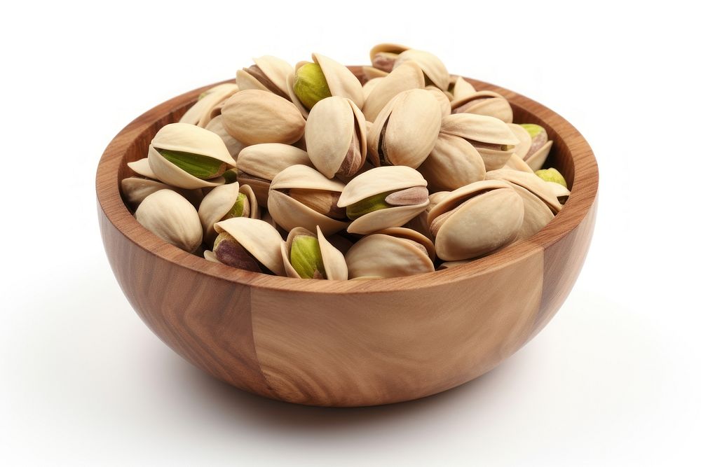 Pistachios bowl vegetable plant. AI generated Image by rawpixel.