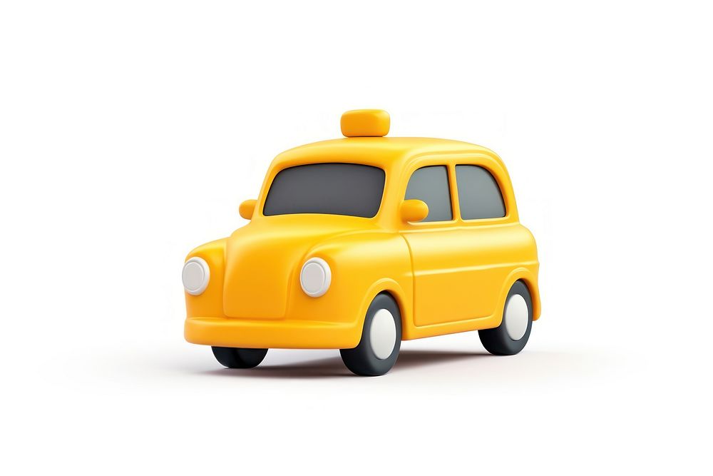 Taxi icon vehicle car white background. AI generated Image by rawpixel.