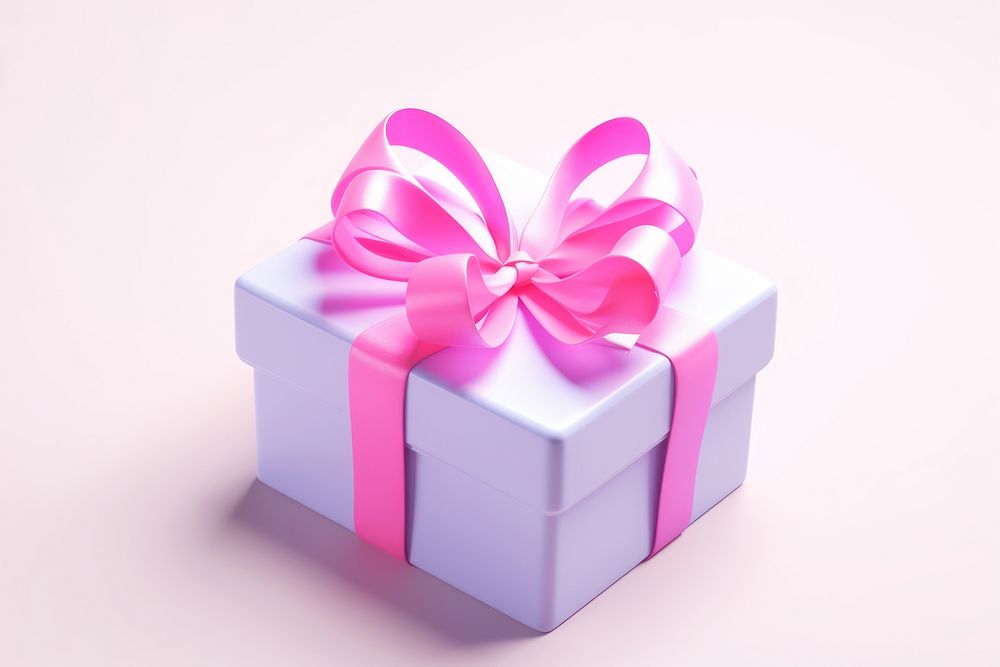 Box ribbon gift anniversary. AI generated Image by rawpixel.