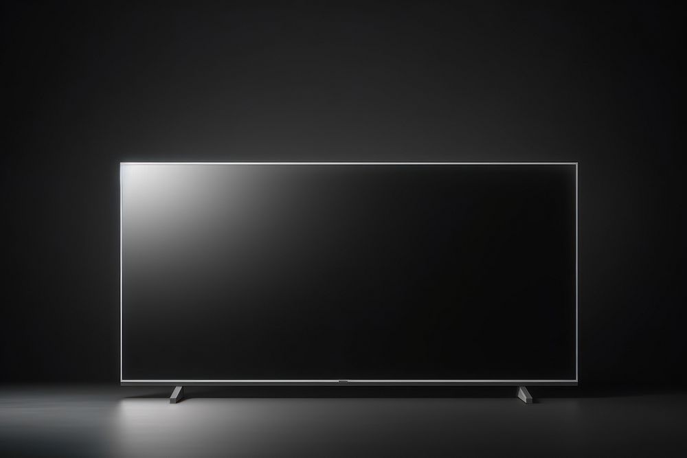 Screen television darkness electronics. AI generated Image by rawpixel.