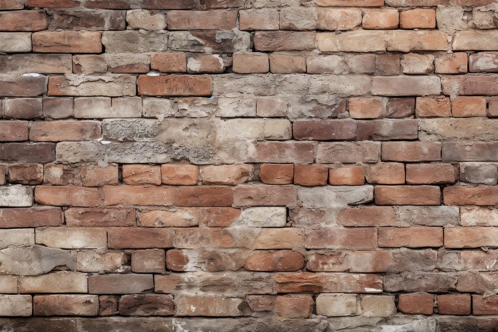 Brick wall texture architecture backgrounds repetition. AI generated Image by rawpixel.