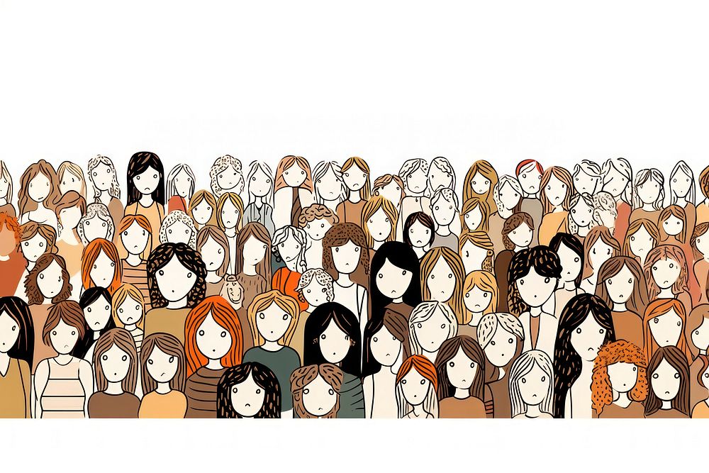 Backgrounds women order white background. AI generated Image by rawpixel.
