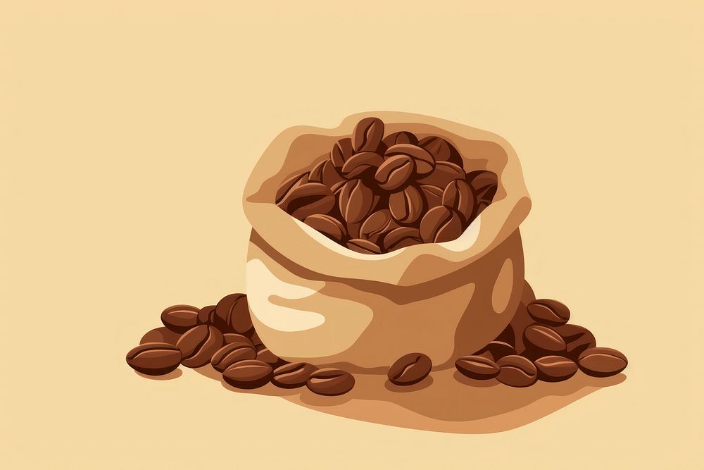 Coffee bag coffee bean container. AI generated Image by rawpixel.