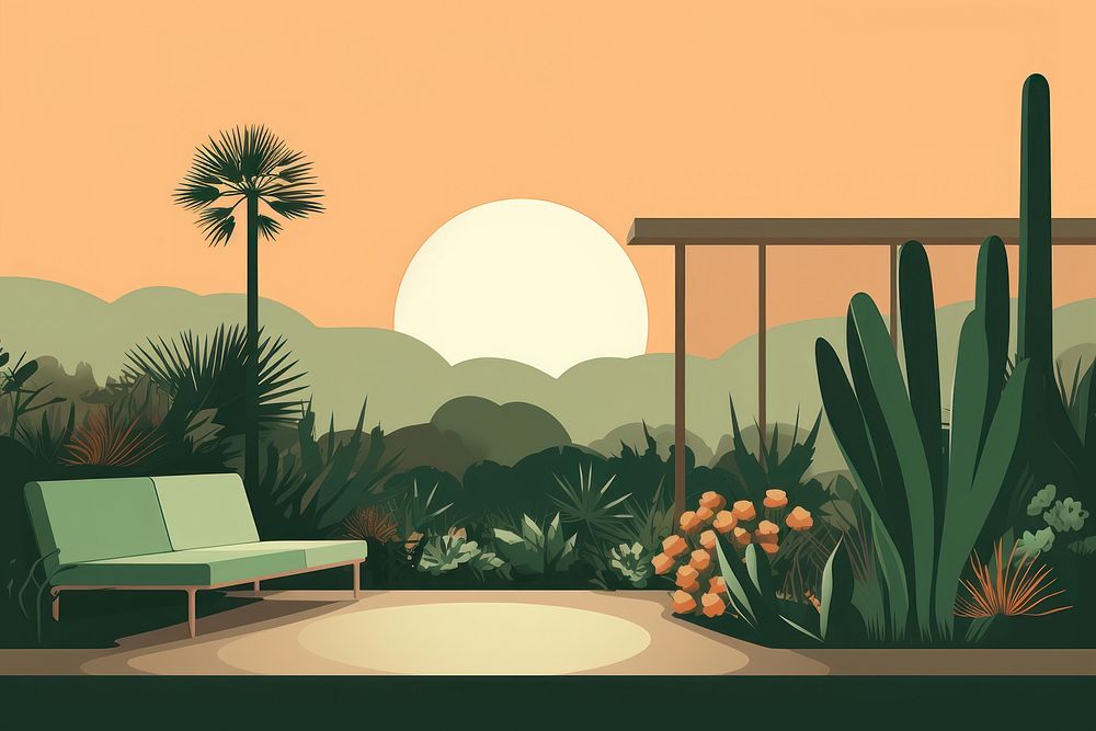 Garden architecture furniture outdoors. AI generated Image by rawpixel.