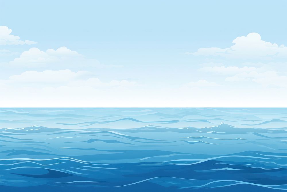 Ocean backgrounds outdoors horizon. 