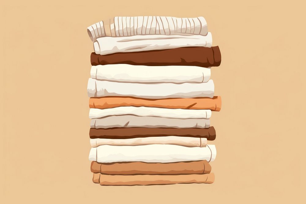 Furniture linen towel brown. AI generated Image by rawpixel.