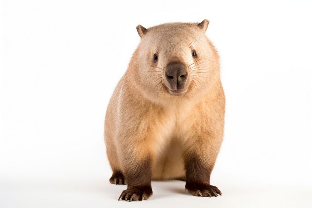 Wombat wildlife mammal animal. AI generated Image by rawpixel.