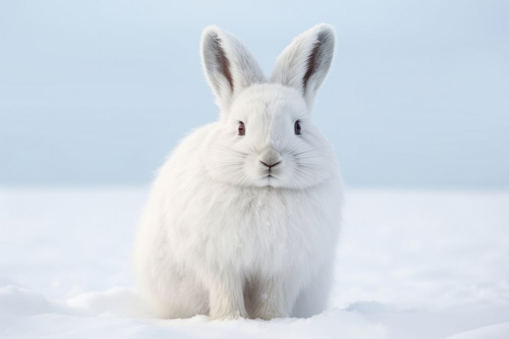 Arctic hare animal mammal rodent. 