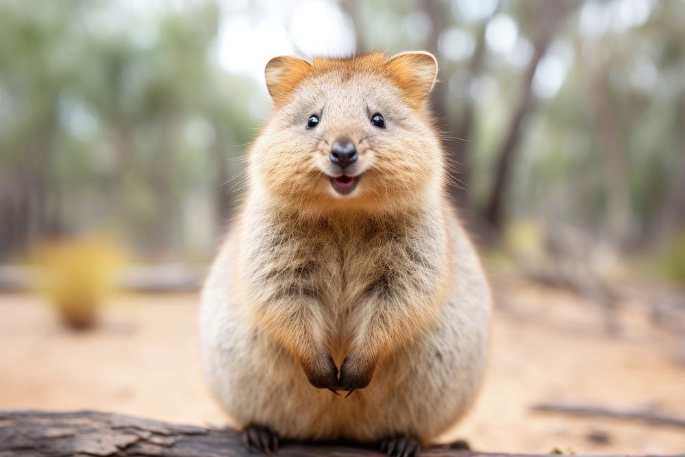 Quokka wildlife animal mammal. 