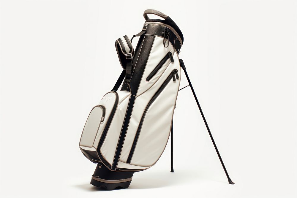 Golf bag golf sports white background. AI generated Image by rawpixel.