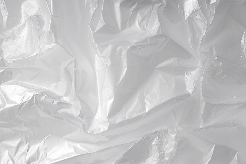 Plastic wrap texture white backgrounds monochrome. 