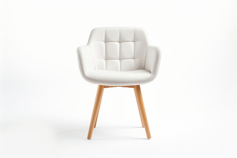 Chair furniture armchair white. AI generated Image by rawpixel.