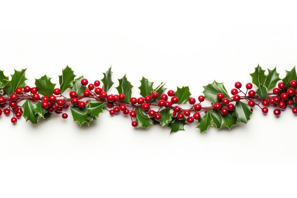Christmas Garland Decorationon decoration christmas flower. AI generated Image by rawpixel.