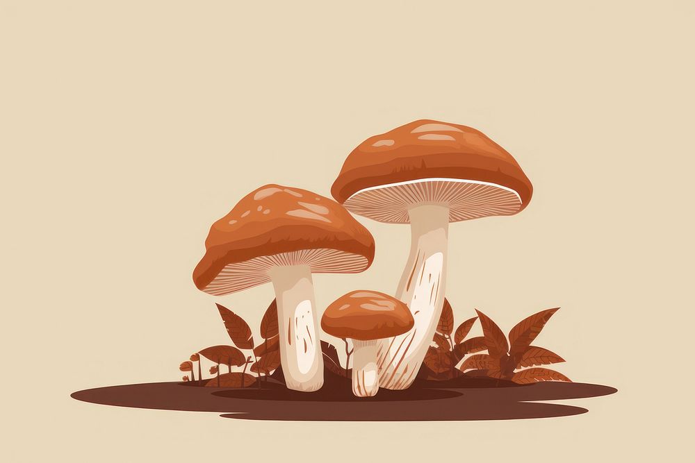 Boletes mushroom fungus plant agaricaceae. AI generated Image by rawpixel.
