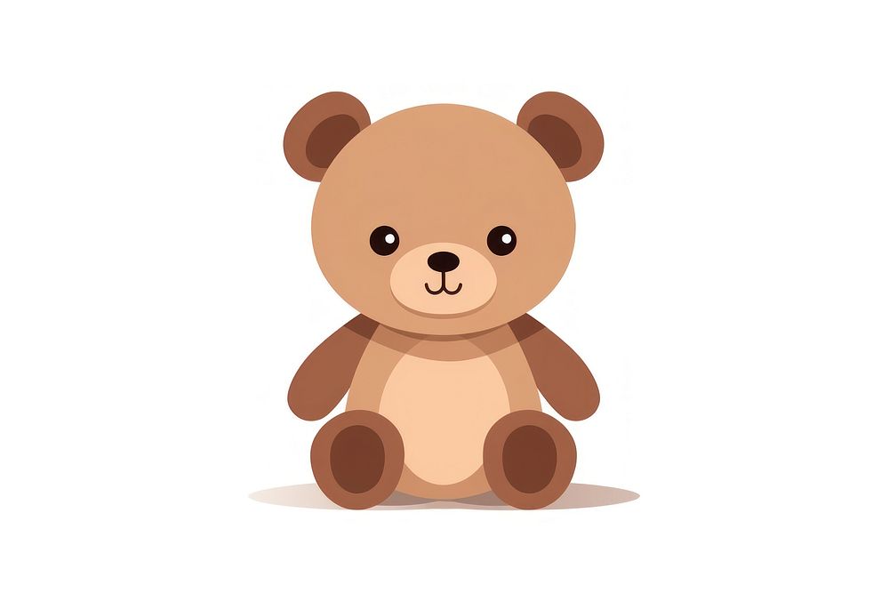 A teddy bear icon plush cute toy. AI generated Image by rawpixel.