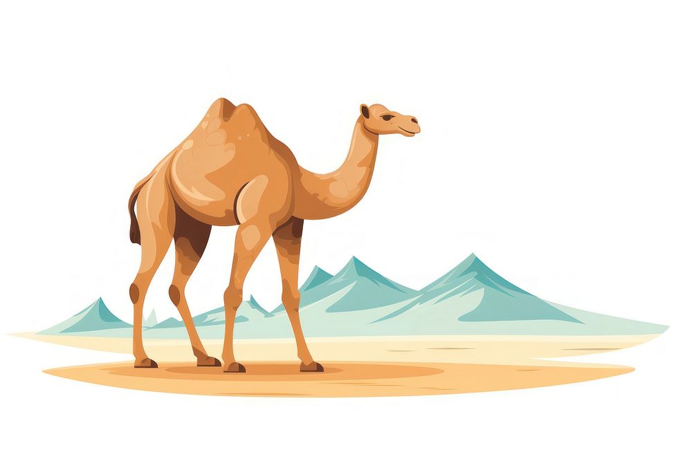 A carmel mammal desert camel. AI generated Image by rawpixel.