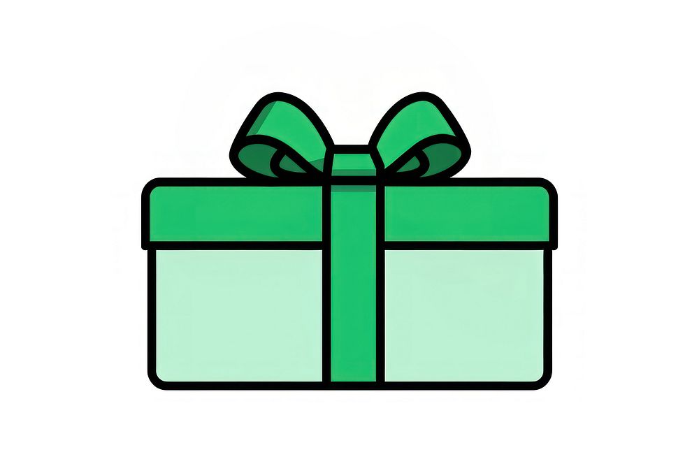 A gift box icon white background celebration surprise. AI generated Image by rawpixel.