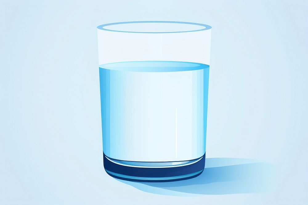 Glass refreshment transparent drinkware. AI generated Image by rawpixel.