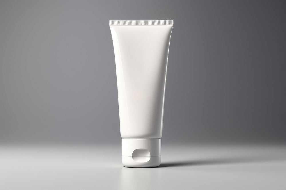 Cosmetics toothpaste science bottle. 