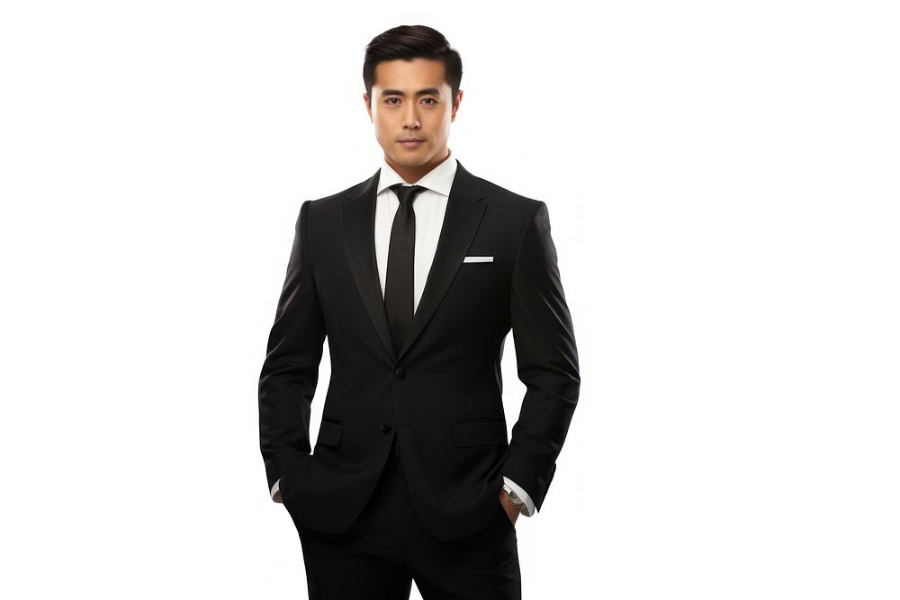 Tuxedo adult suit man. AI generated Image by rawpixel.