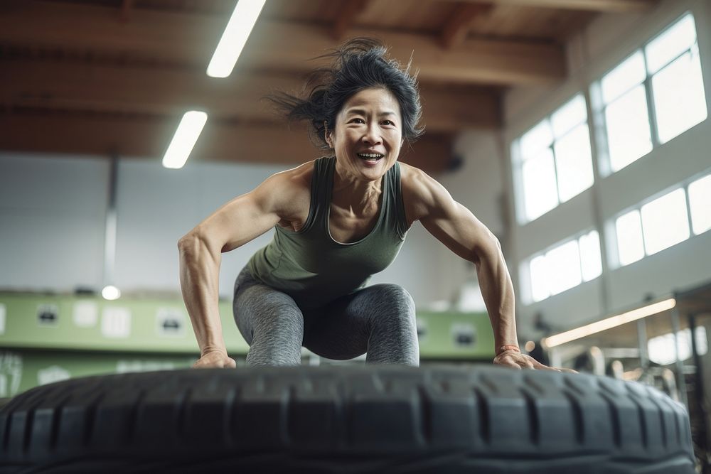 Gym sports adult woman. AI generated Image by rawpixel.
