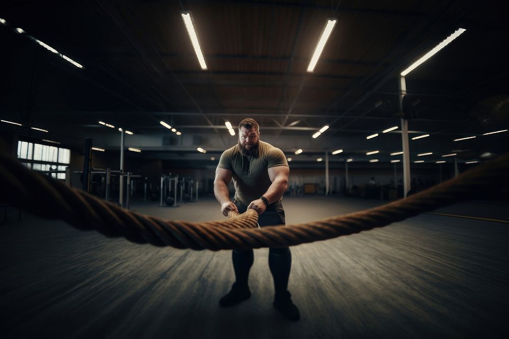 Gym adult sports man. AI generated Image by rawpixel.