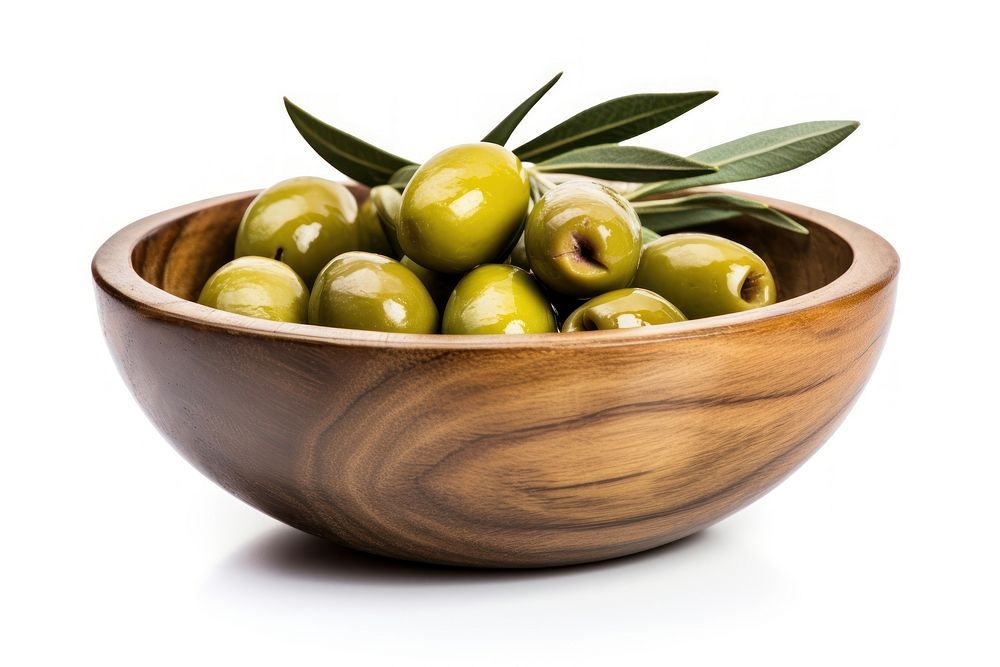Bowl olive fruit plant. AI generated Image by rawpixel.