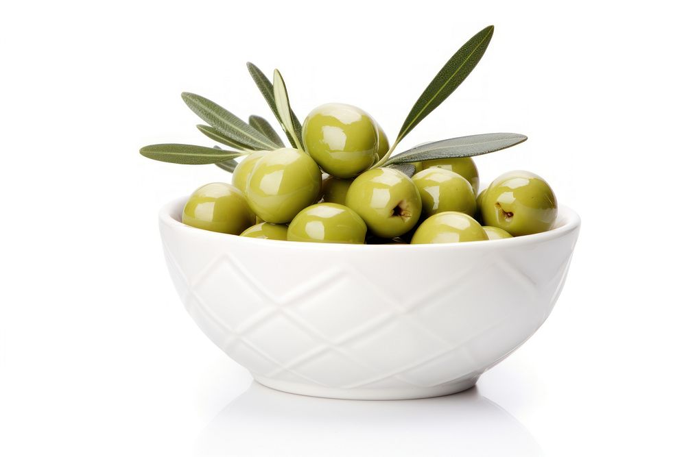 Bowl olive fruit plant. AI generated Image by rawpixel.