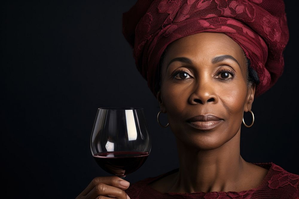 Sommelier drink wine portrait. AI generated Image by rawpixel.
