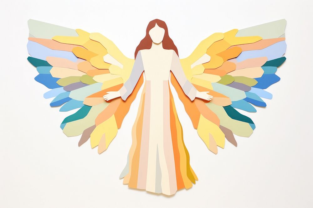 Angel art representation spirituality. AI generated Image by rawpixel.