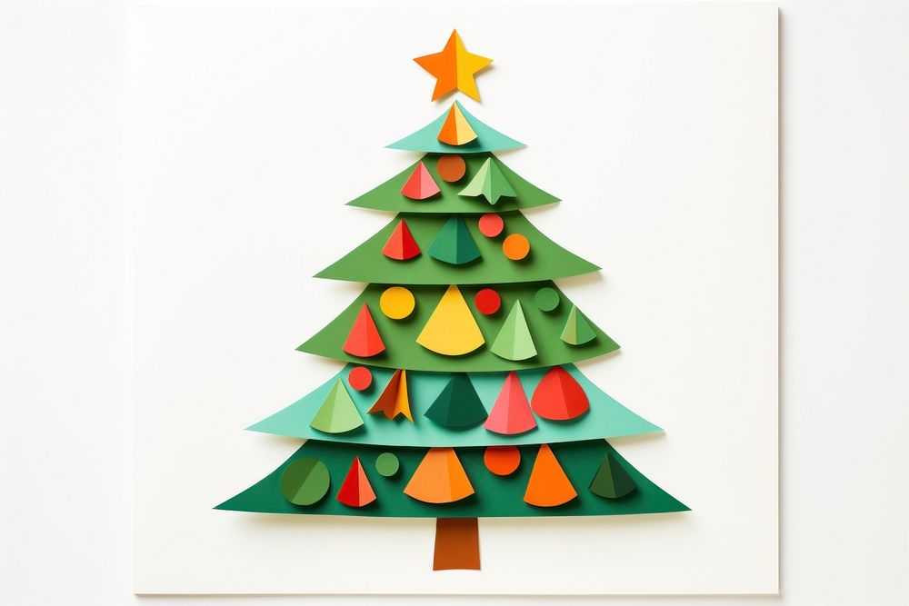 Chrismast tree christmas craft representation. AI generated Image by rawpixel.