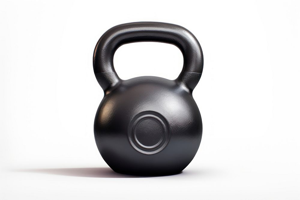 A 35lb kettlebell gym equipment exercise. AI generated Image by rawpixel.