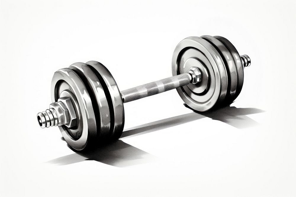 Gym dumbell gym exercise sports. | Free Photo Illustration - rawpixel