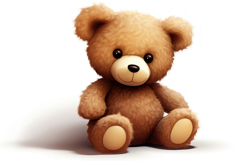 A teddy bear plush cute toy. AI generated Image by rawpixel.