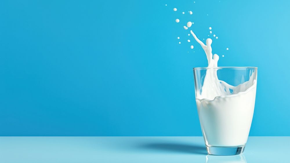 Milk dairy drink refreshment. AI generated Image by rawpixel.