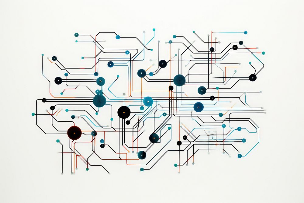 Circuit backgrounds diagram technology. AI generated Image by rawpixel.