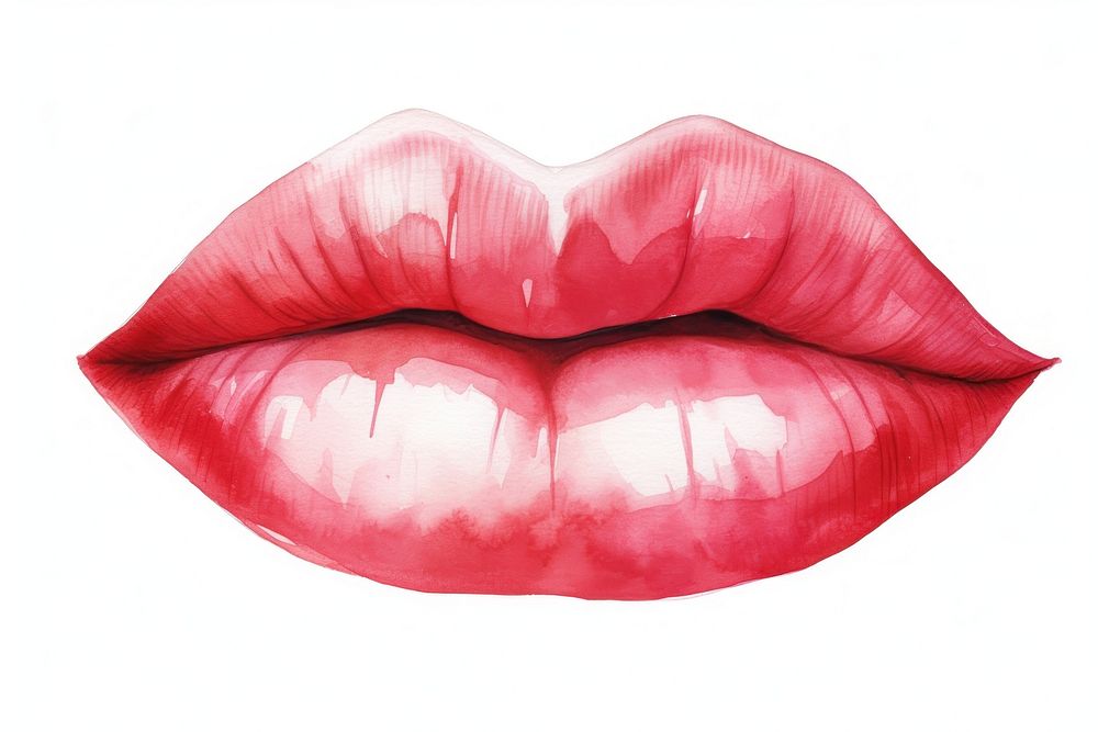 Lipstick white background freshness cosmetics. AI generated Image by rawpixel.