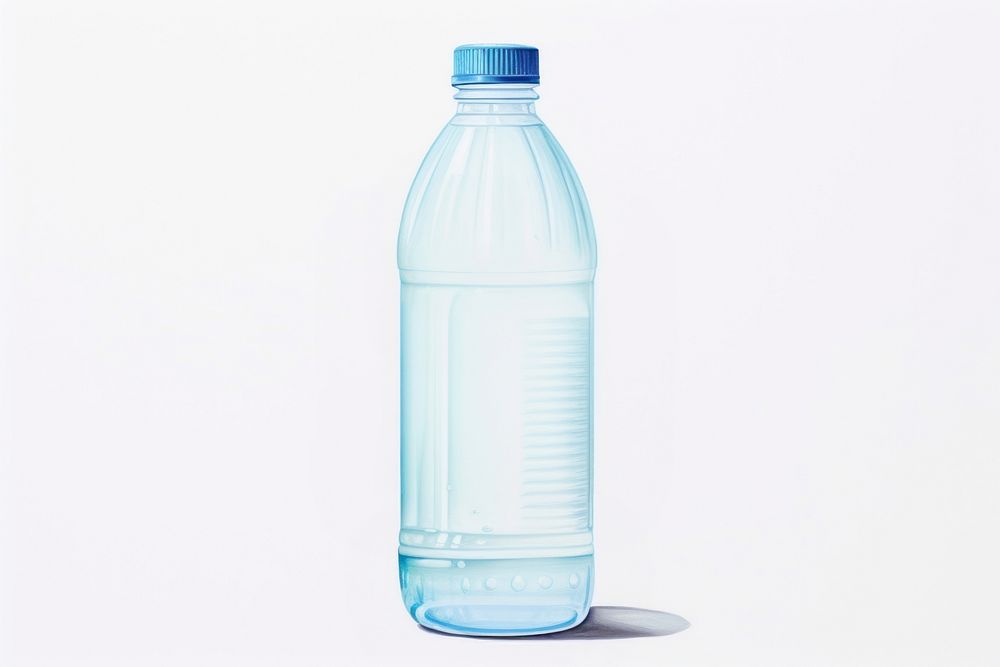 Bottle plastic drink white background. AI generated Image by rawpixel.