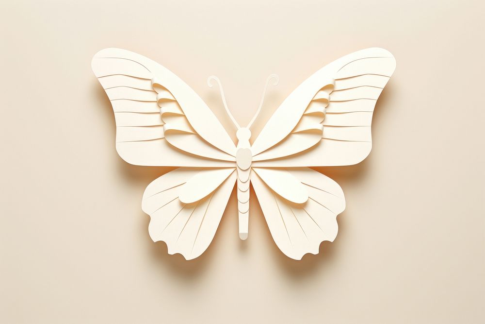 Butterfly animal paper art. 