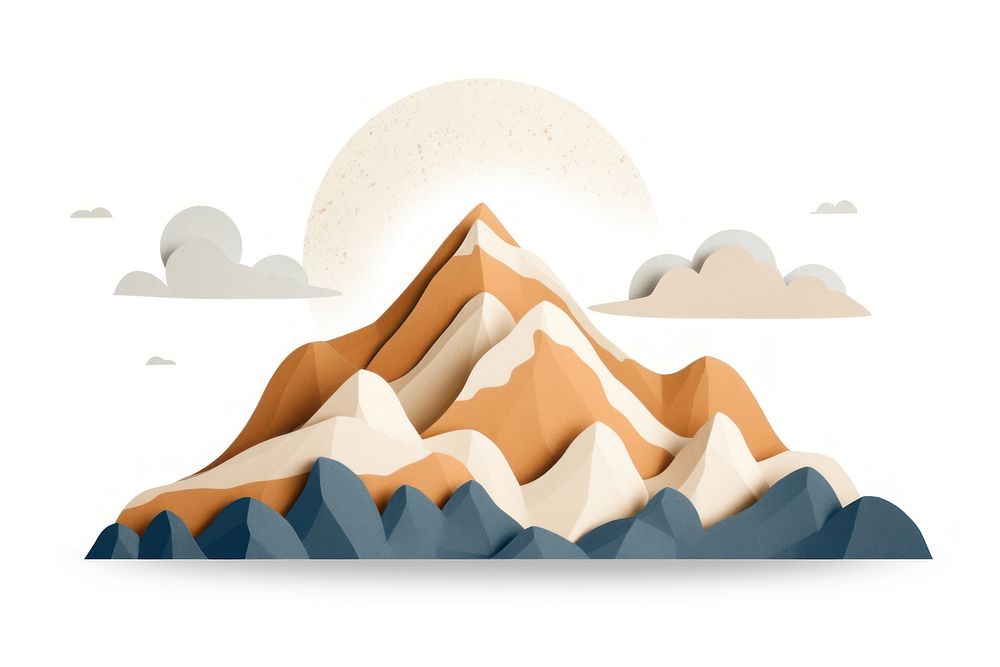 Mountain outdoors nature stratovolcano. AI generated Image by rawpixel.