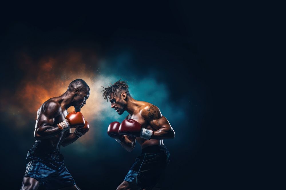 MMA punching sports boxing. AI generated Image by rawpixel.