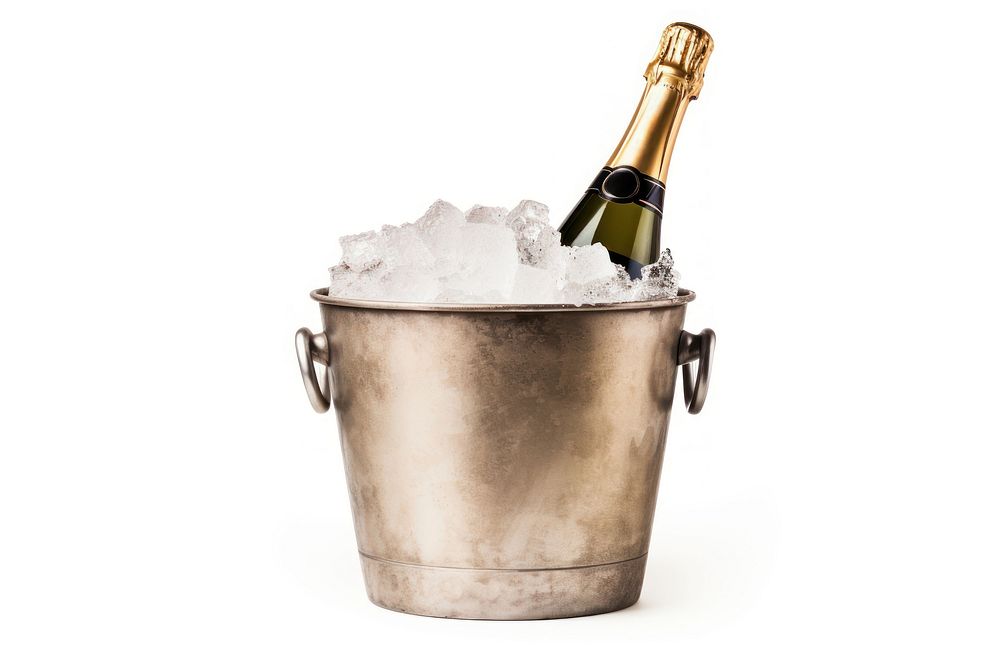 Bottle bucket champagne refreshment. AI generated Image by rawpixel.