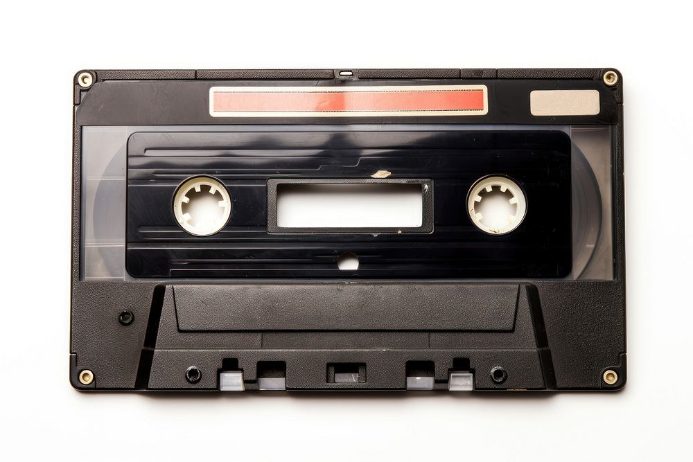 Cassette tape cassette white background electronics. AI generated Image by rawpixel.