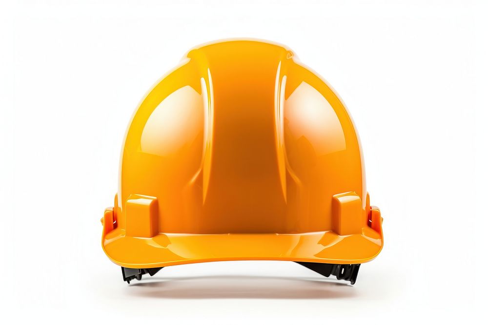 Safety Helmet helmet hardhat white background. AI generated Image by rawpixel.
