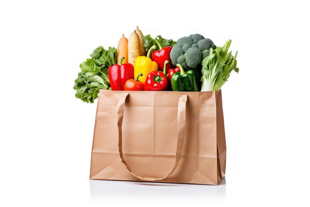 Bag groceries shopping food. AI generated Image by rawpixel.