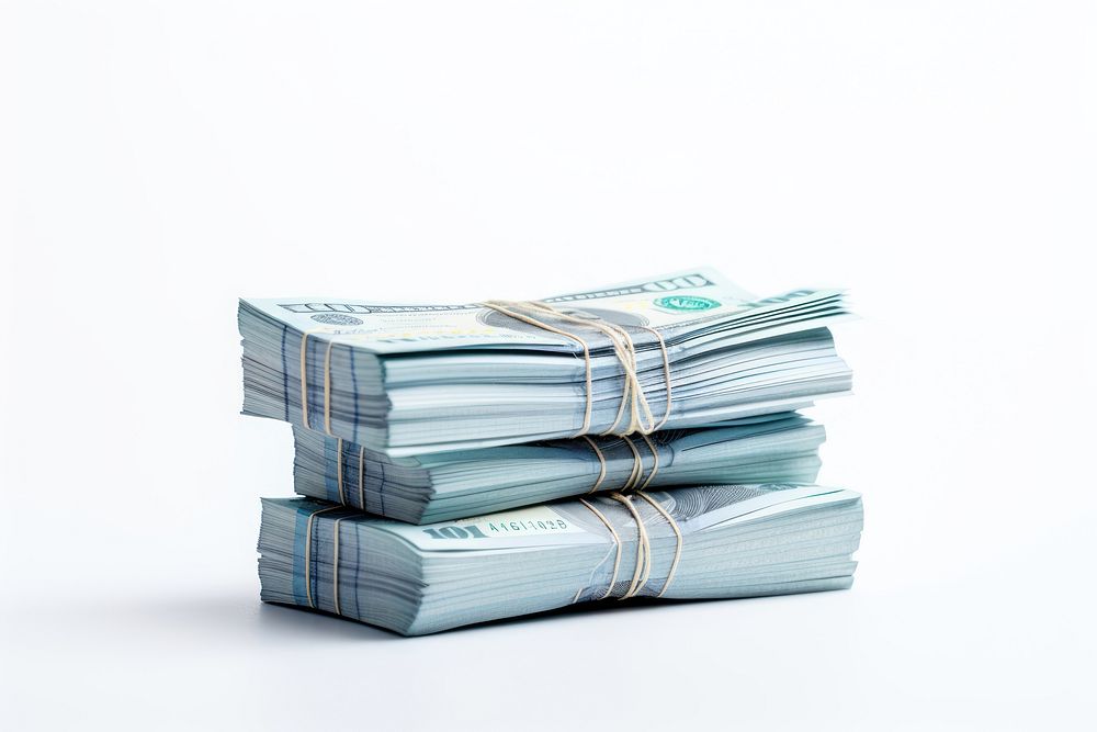 Dollar money white background publication. AI generated Image by rawpixel.