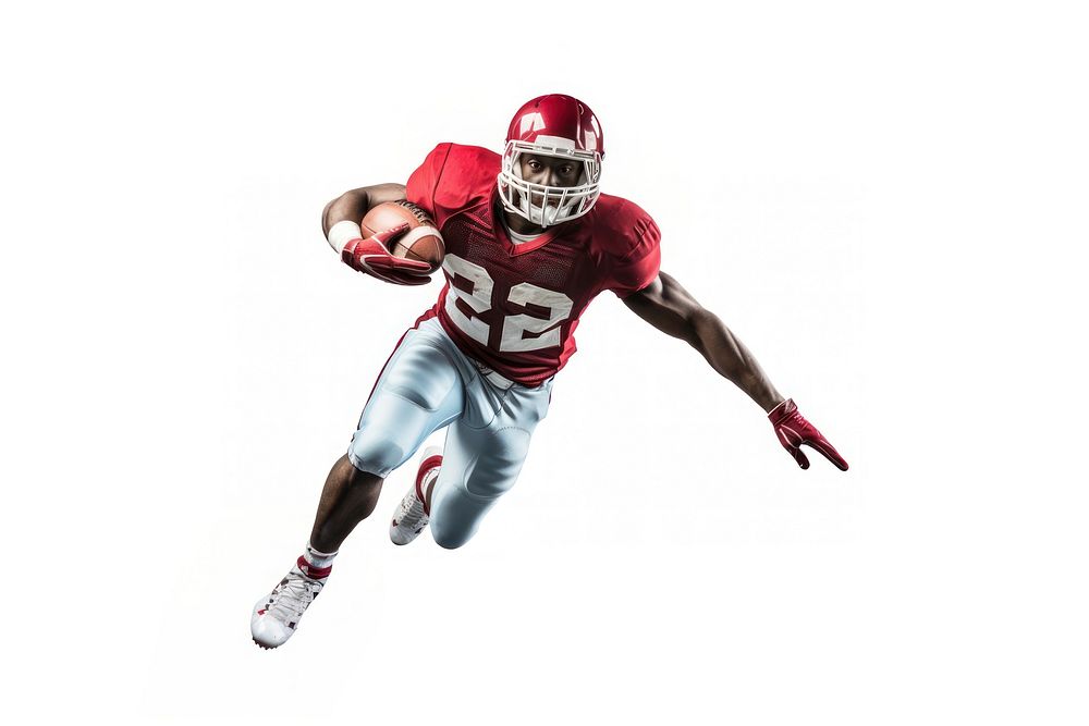 Running back football sports running. AI generated Image by rawpixel.